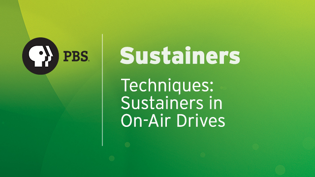 TEC02 -Sustainers in On-Air Drives