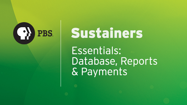SUS03 - Database, Reports and Payments