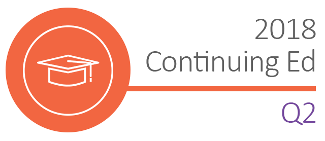 Q02: 2018 Continuing Education - Q2
