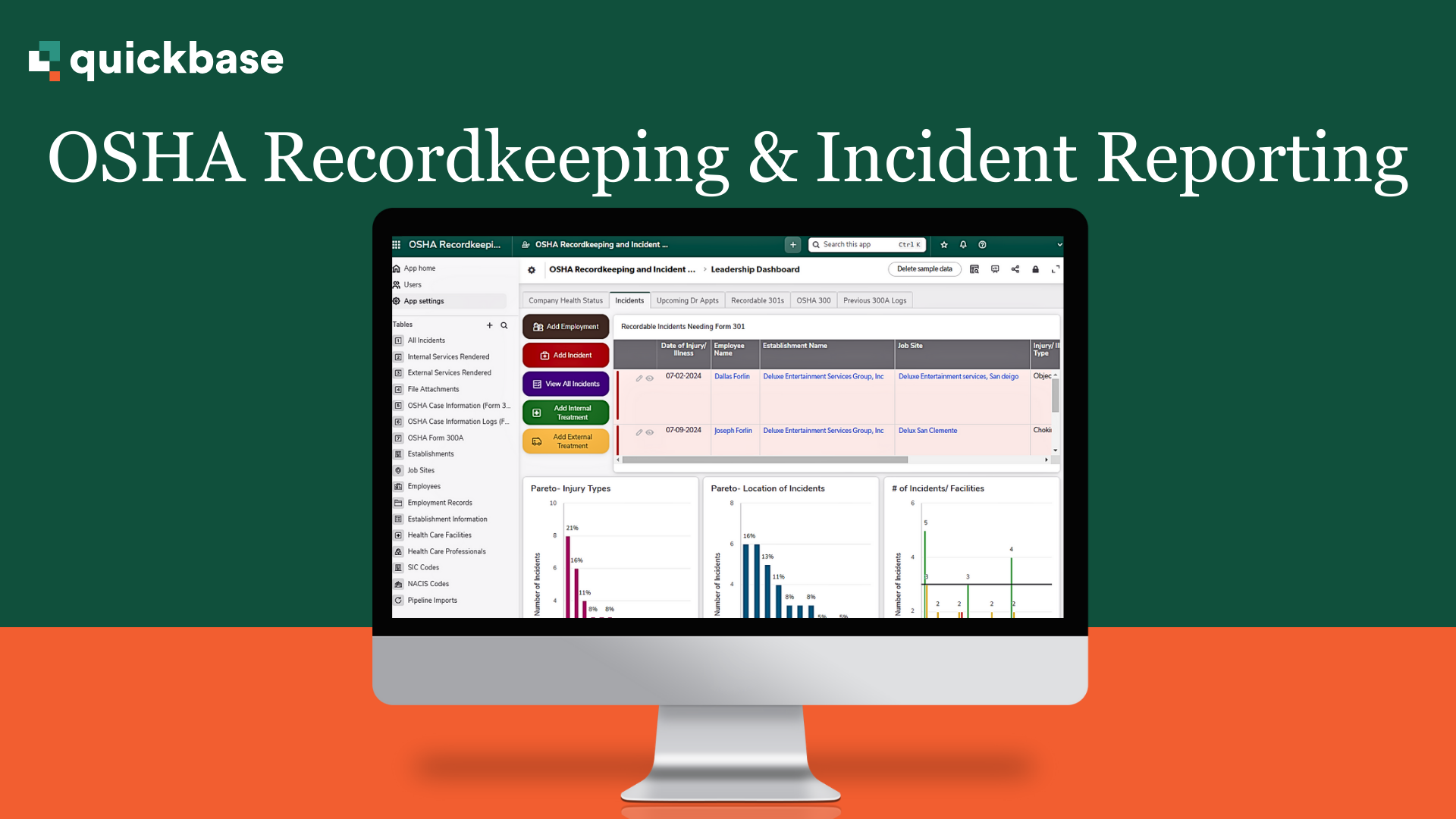 OSHA Recordkeeping & Incident Reporting App