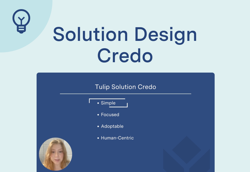 Solution Design Credo