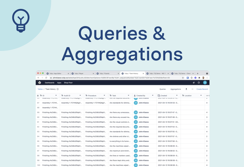 Feature Deep-Dive: Table Queries and Aggregations