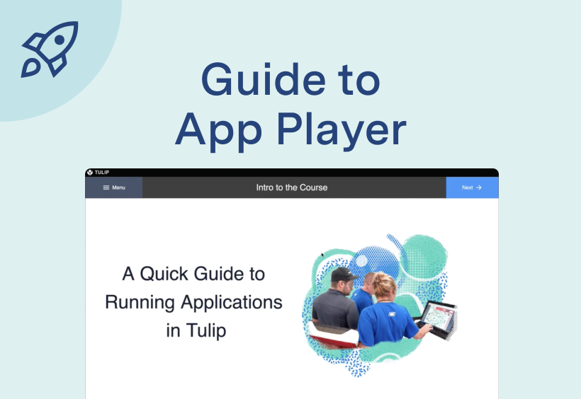 A Quick Guide to Running Applications in the Player