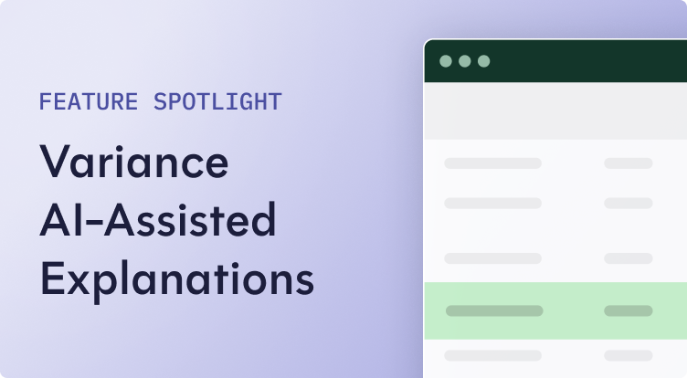 Variance AI-Assisted Explanations