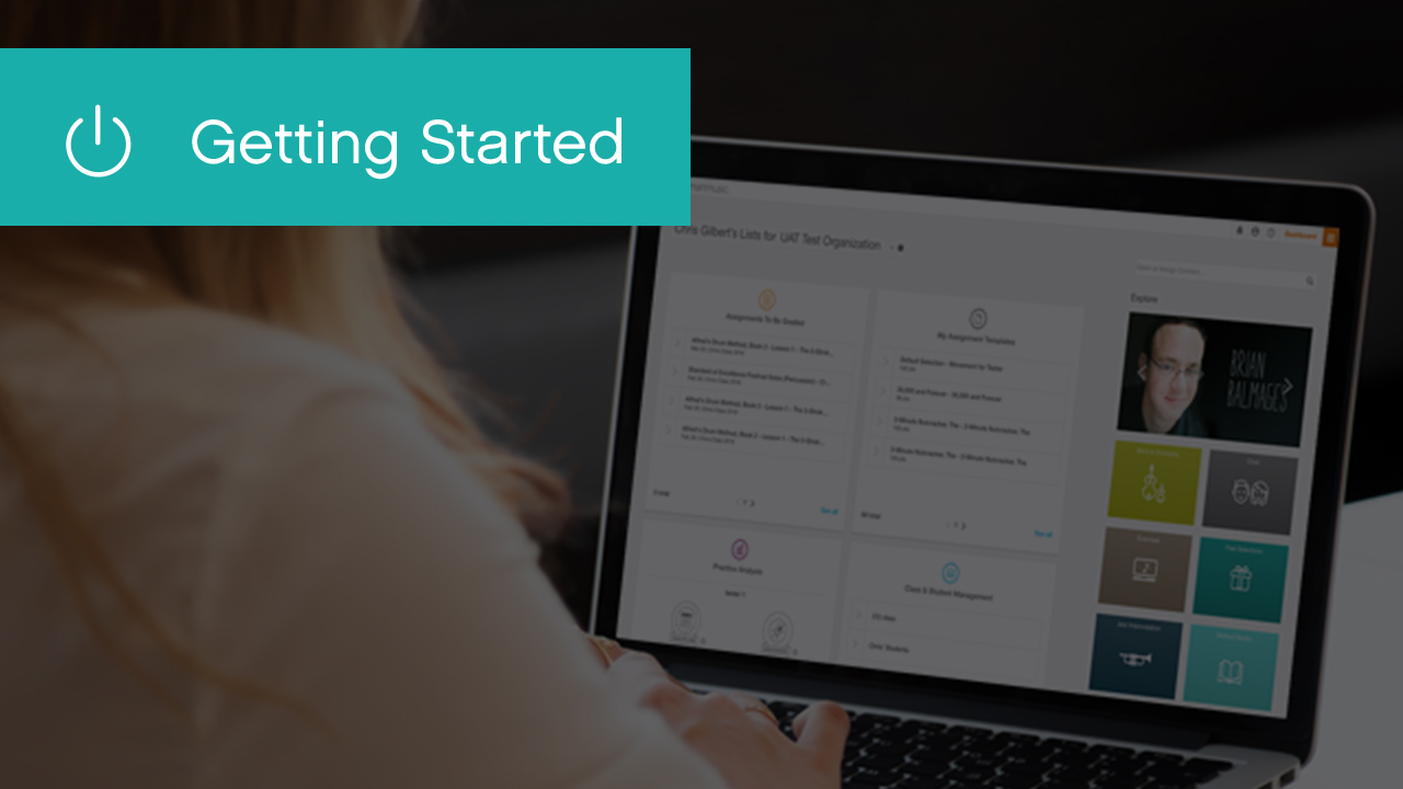 Getting Started with Your SmartMusic Teacher Subscription