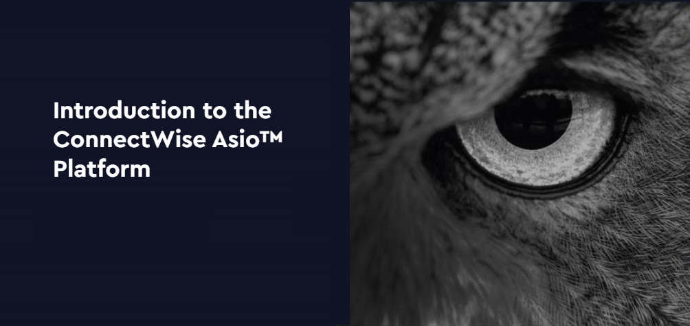 Introduction to the ConnectWise Asio™ Platform