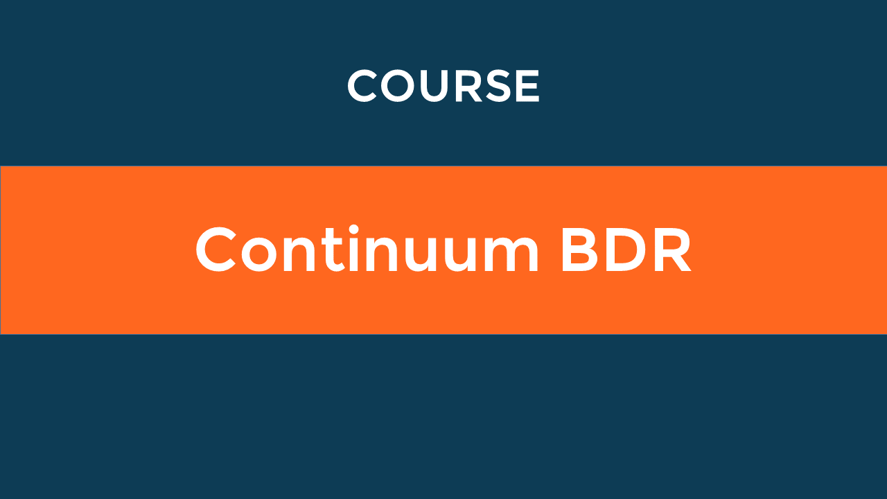 Continuum BDR