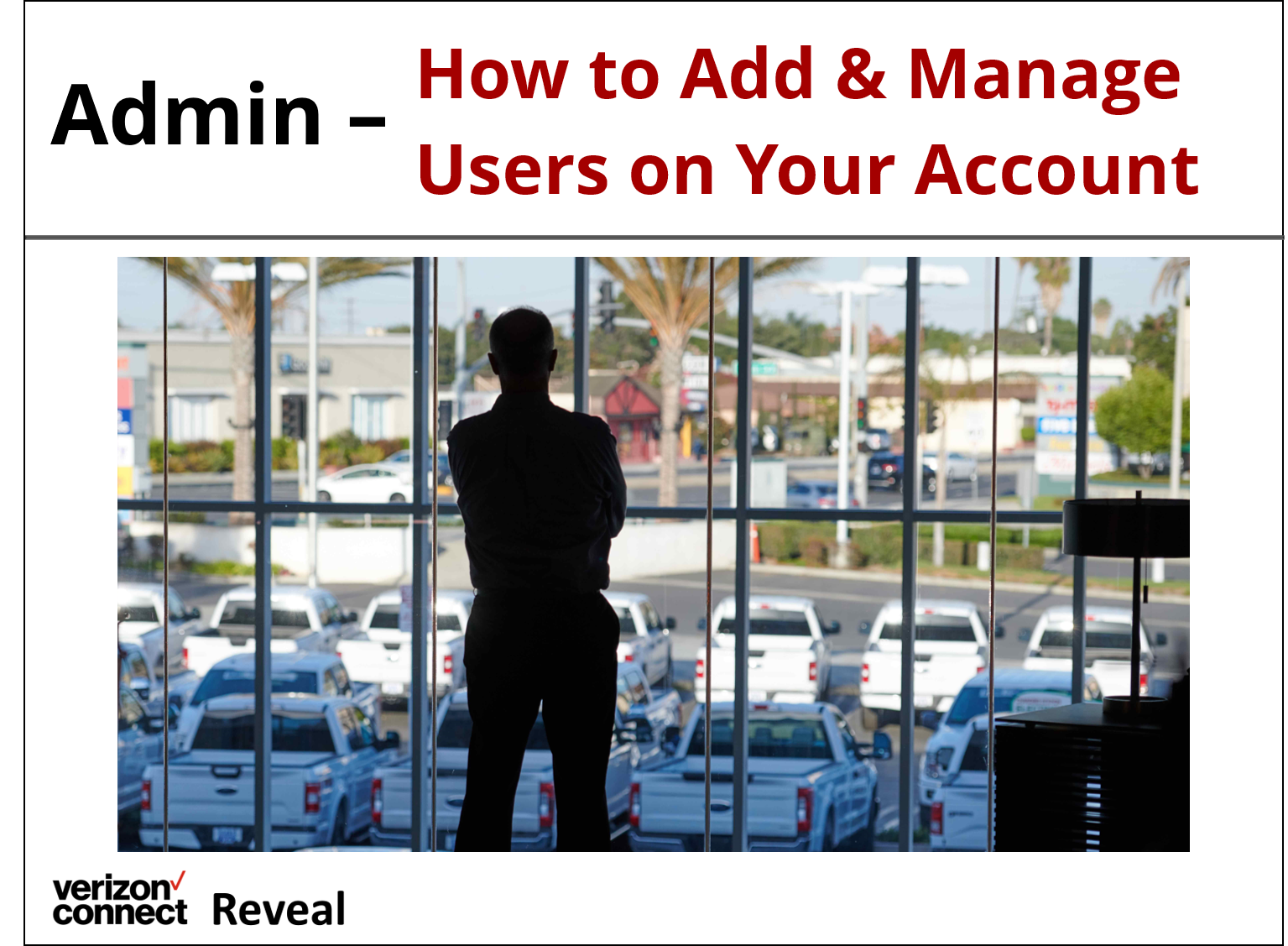 Reveal Admin- How to Add and Manage Users eTutorial