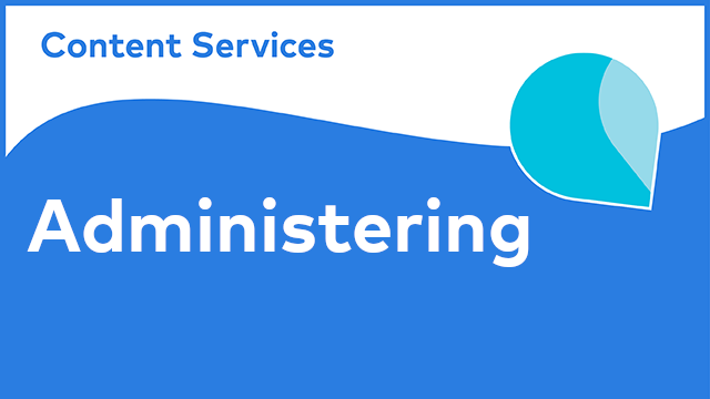 Alfresco Content Services - Administering