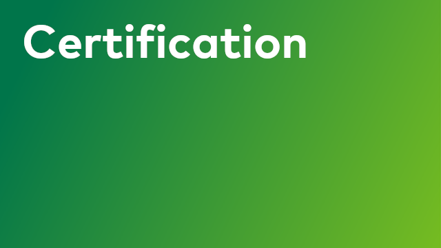 Certification