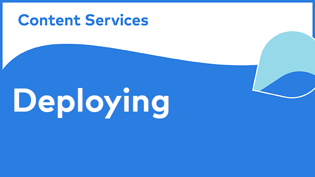 Alfresco Content Services - Deploying