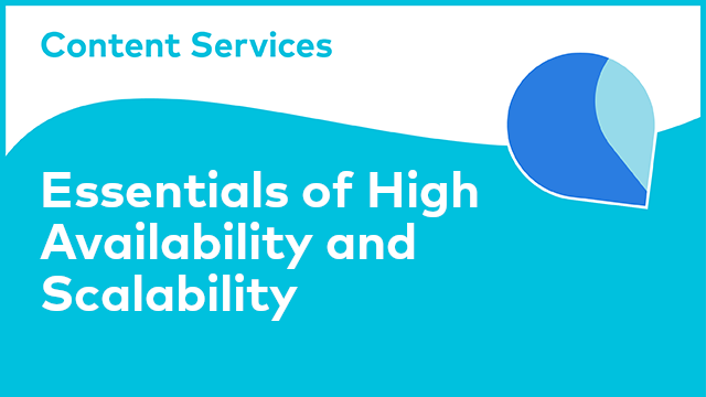 Essentials of ACS High Availability and Scalability