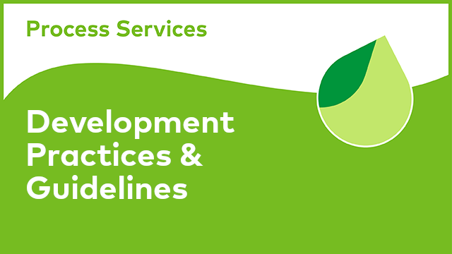 APS Development: Development Practices & Guidelines