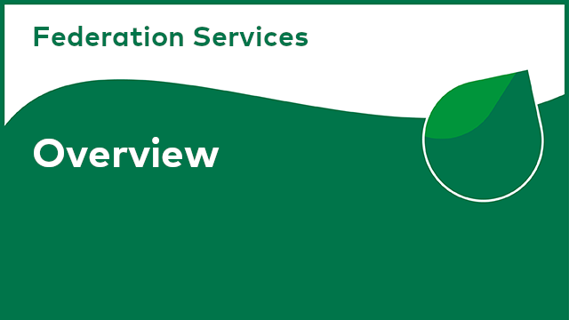 Federation Services: Overview