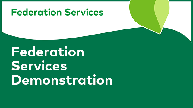 Alfresco Federation Services: Demonstration