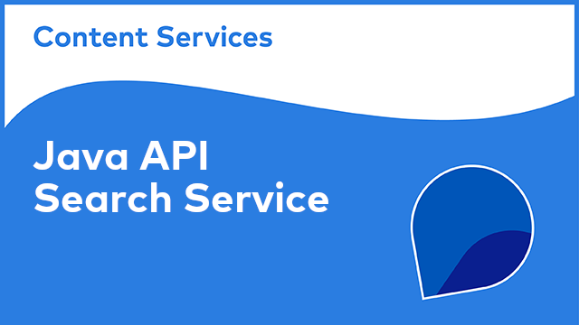 ACS Development: Java API - Search Service
