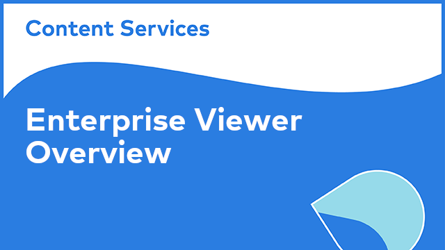 Alfresco Enterprise Viewer: Overview