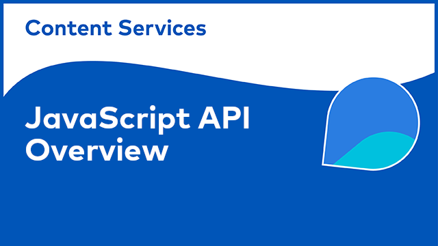 ACS Development: JavaScript API Overview