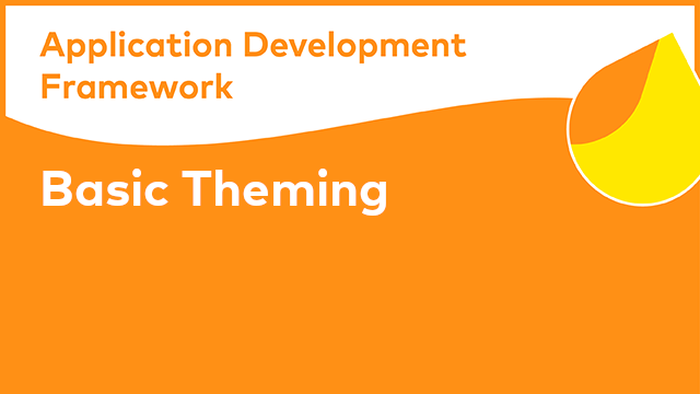 ADF Development: Basic Theming
