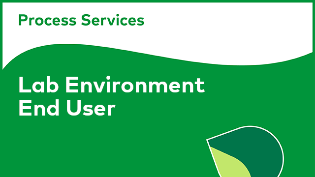 APS Lab Environment - End User