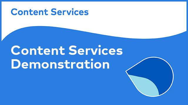 Alfresco Content Services: Demonstration