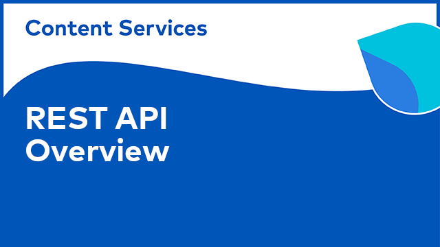 ACS Development: REST API - Overview