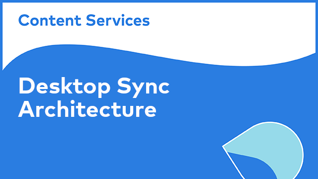 ACS Architecture: Desktop Sync