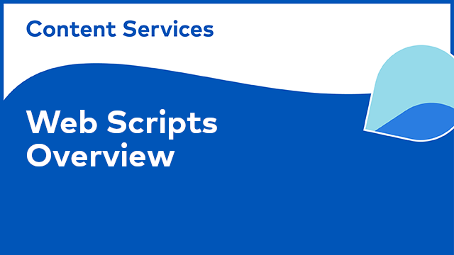 ACS Web Scripts: Overview