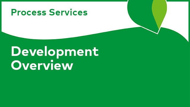 Process Services: Development Overview