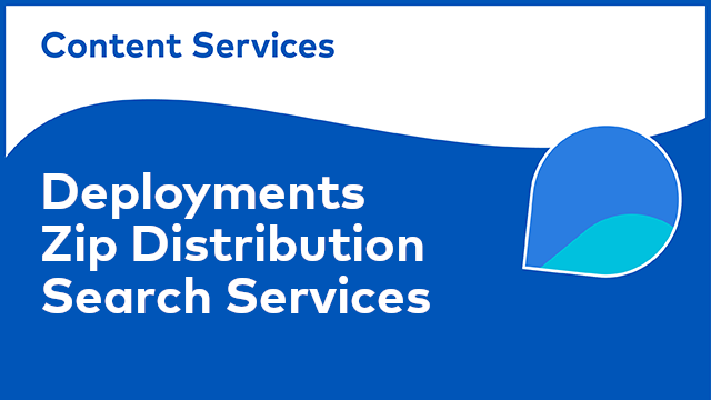 ACS Deployments: Alfresco Search Services Zip Distribution