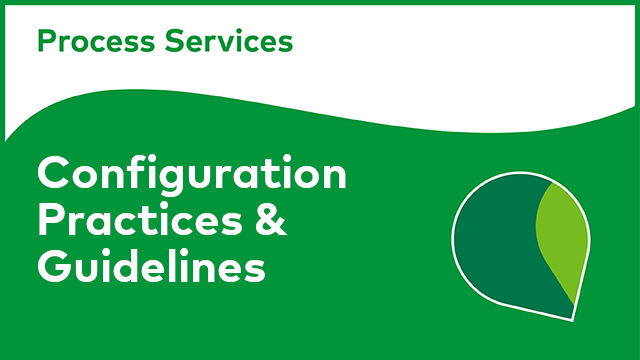 APS Configuration: Configuration Practices & Guidelines