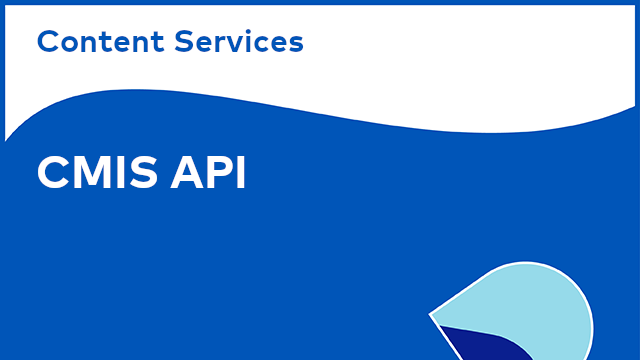 Content Services: CMIS API - Overview