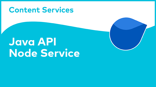 ACS Development: Java API - Node Service