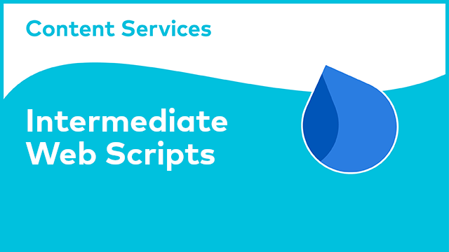 Intermediate Web Scripts for ACS