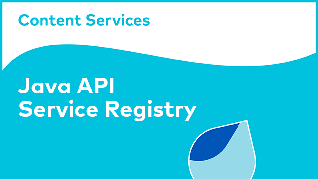 ACS Development: Java API - Service Registry
