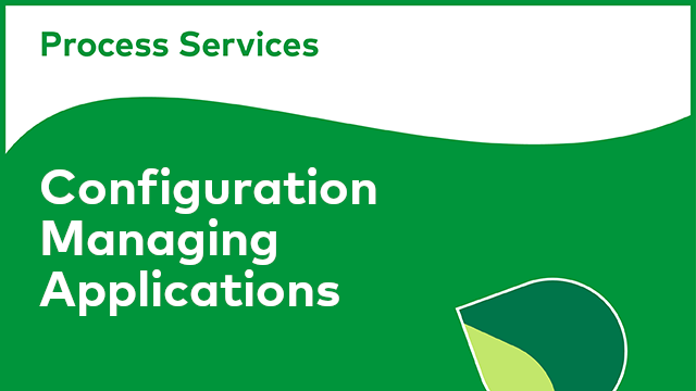 APS Configuration: Managing Applications