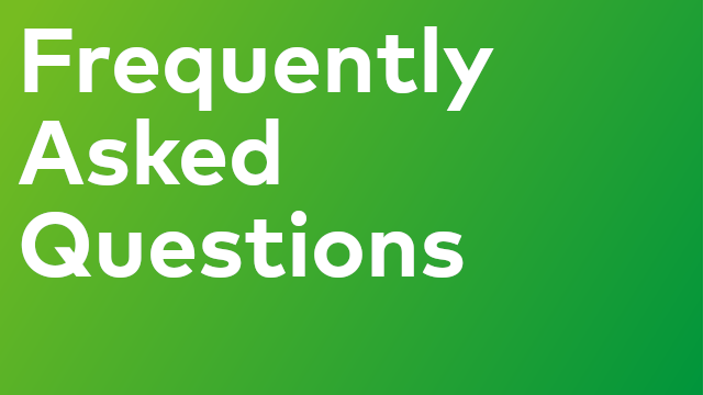 Frequently Asked Questions