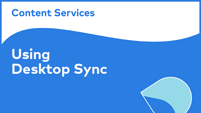 Alfresco Desktop Sync: Using