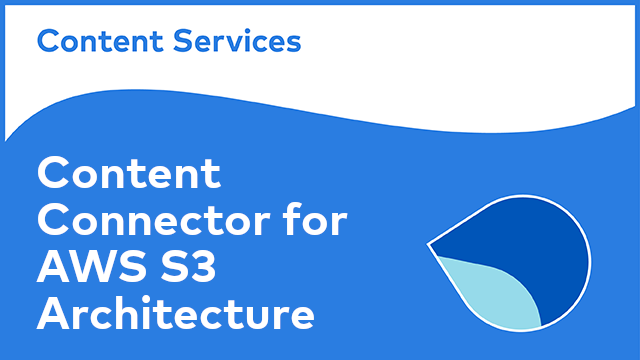 ACS Architecture: Content Connector for AWS S3