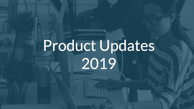 Product Updates 2019