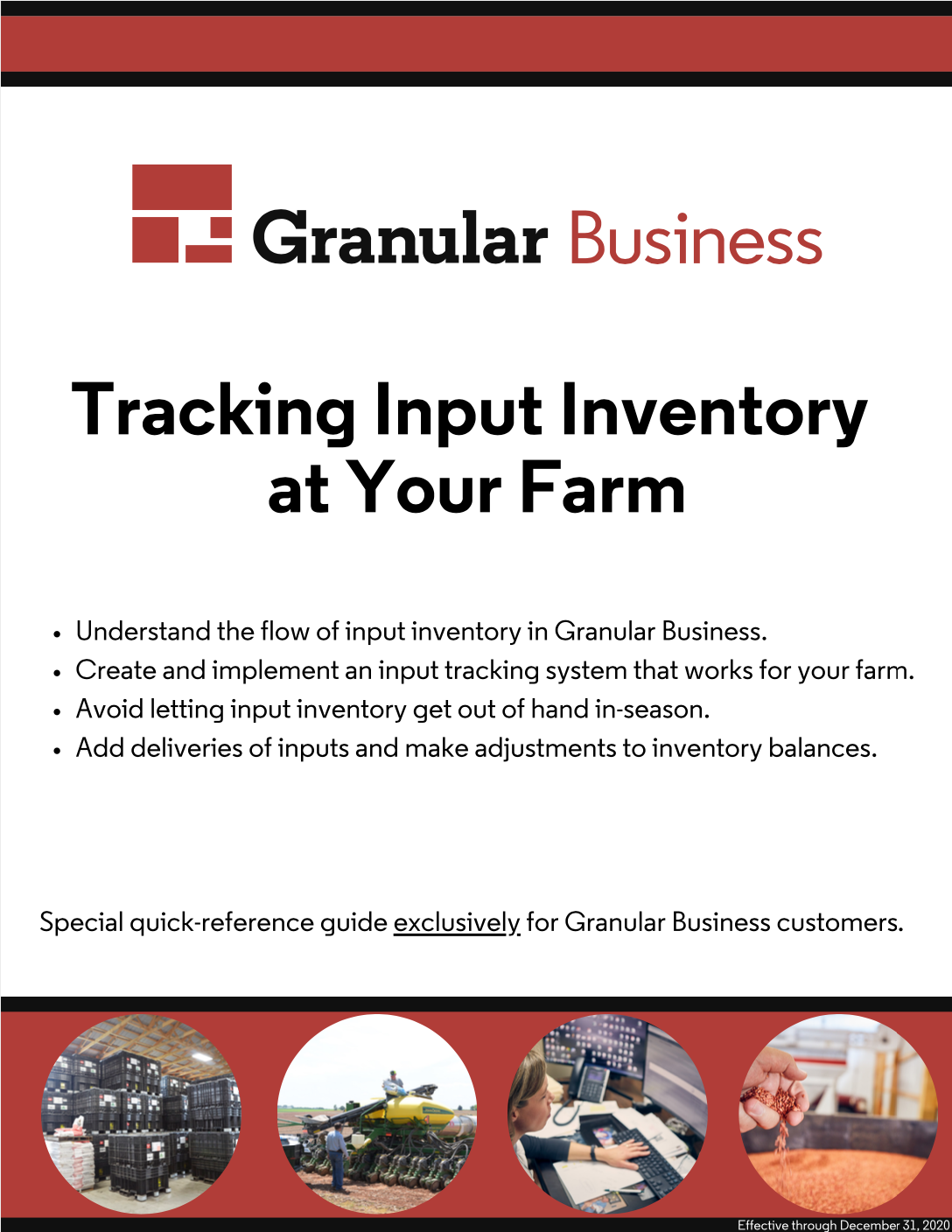 Handbook: Tracking Input Inventory at Your Farm