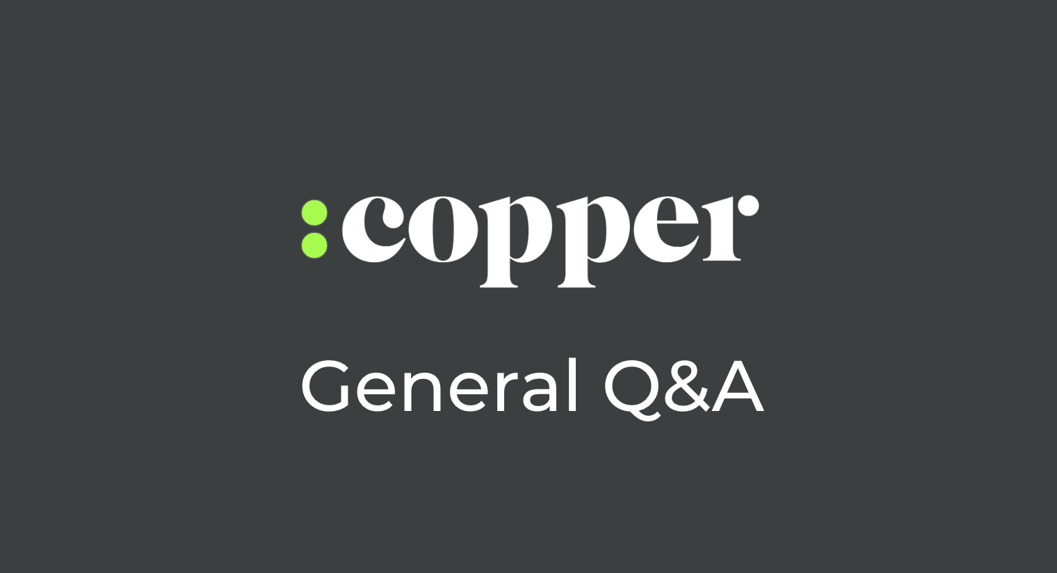 LIVE: General Q&A - Thursday
