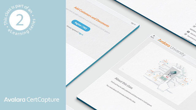 Add Customers and Documents