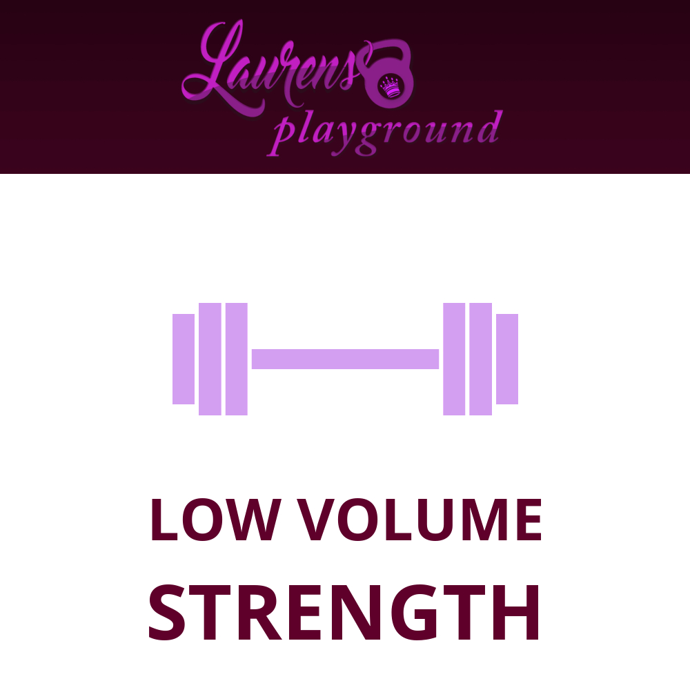 LOW VOLUME STRENGTH STREAMING and WRITTEN SERIES