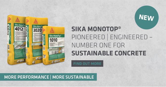 梅花鹿MonoTop®混凝土修复范围