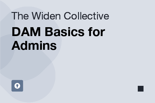 DAM Basics for Admins