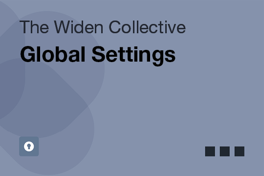 Global Settings