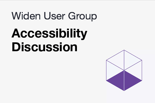 WUG: Accessibility Discussion