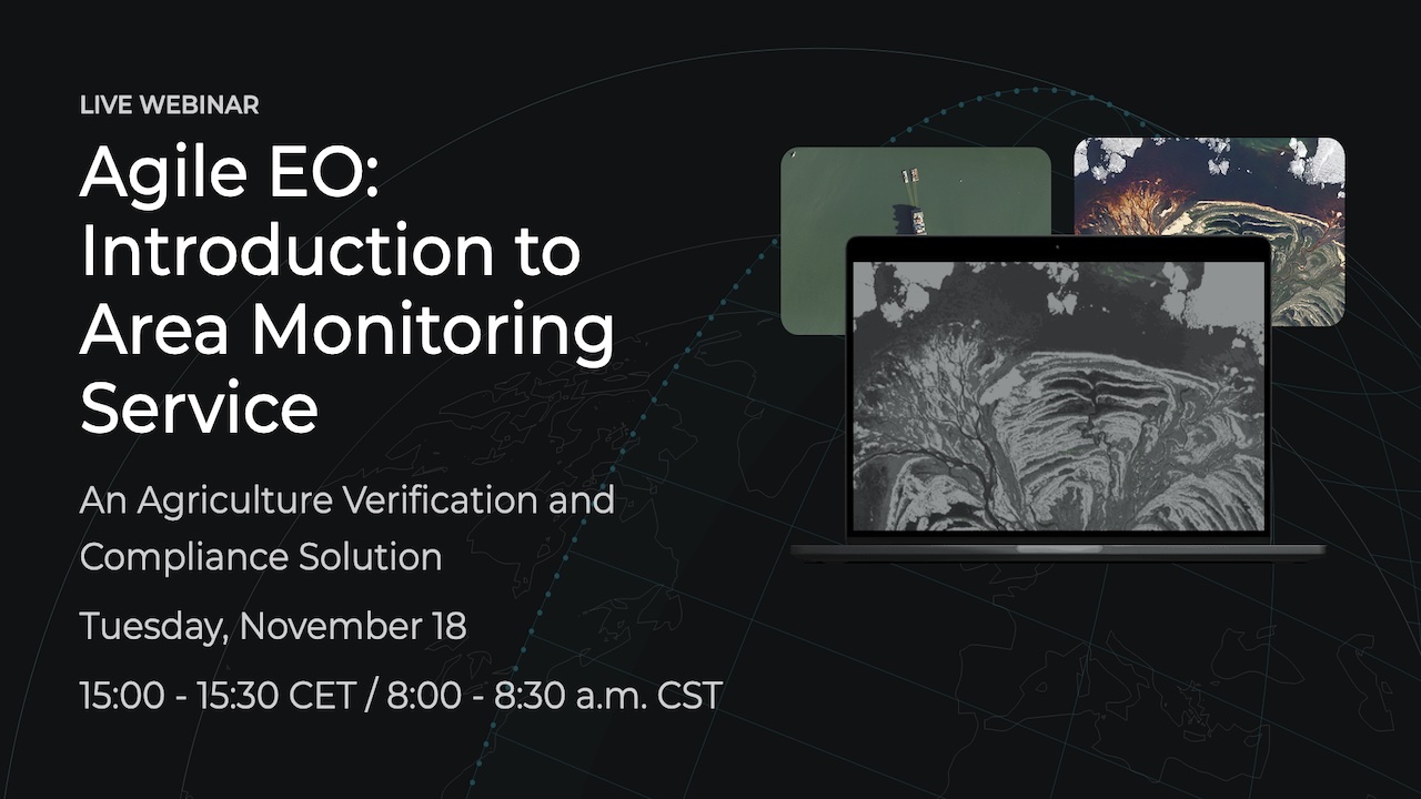 Agile EO: Introduction to Area Monitoring Service