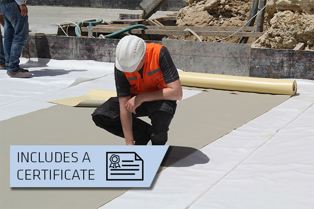 全粘合防水膜。技术